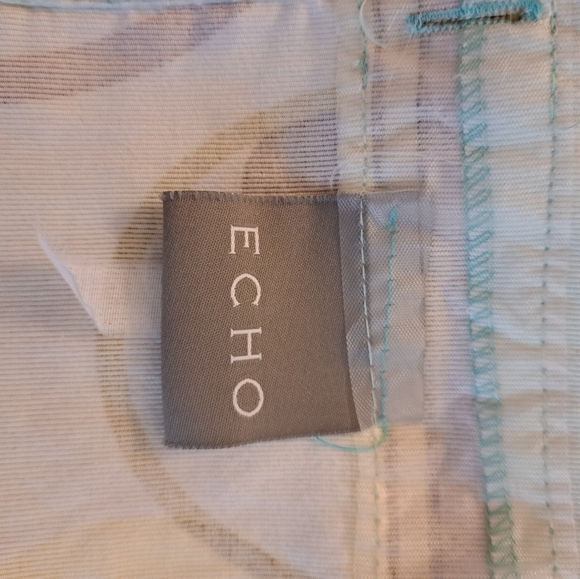 Cotton fabric shower curtain, - Picture 2 of 3